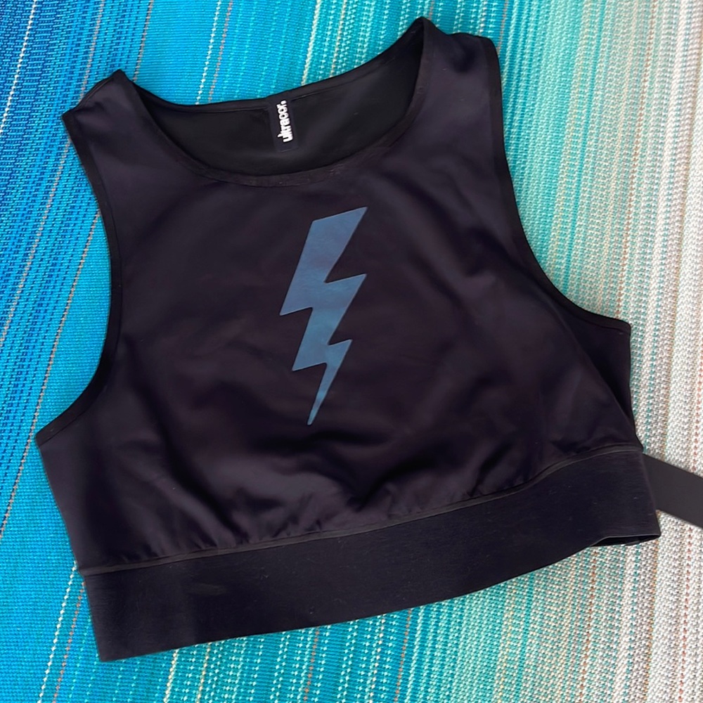 UltraCor Level Silk Bolt Crop Top Bra